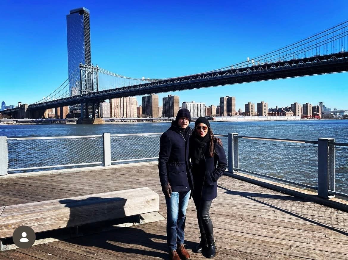 Laurens and Monica in New York