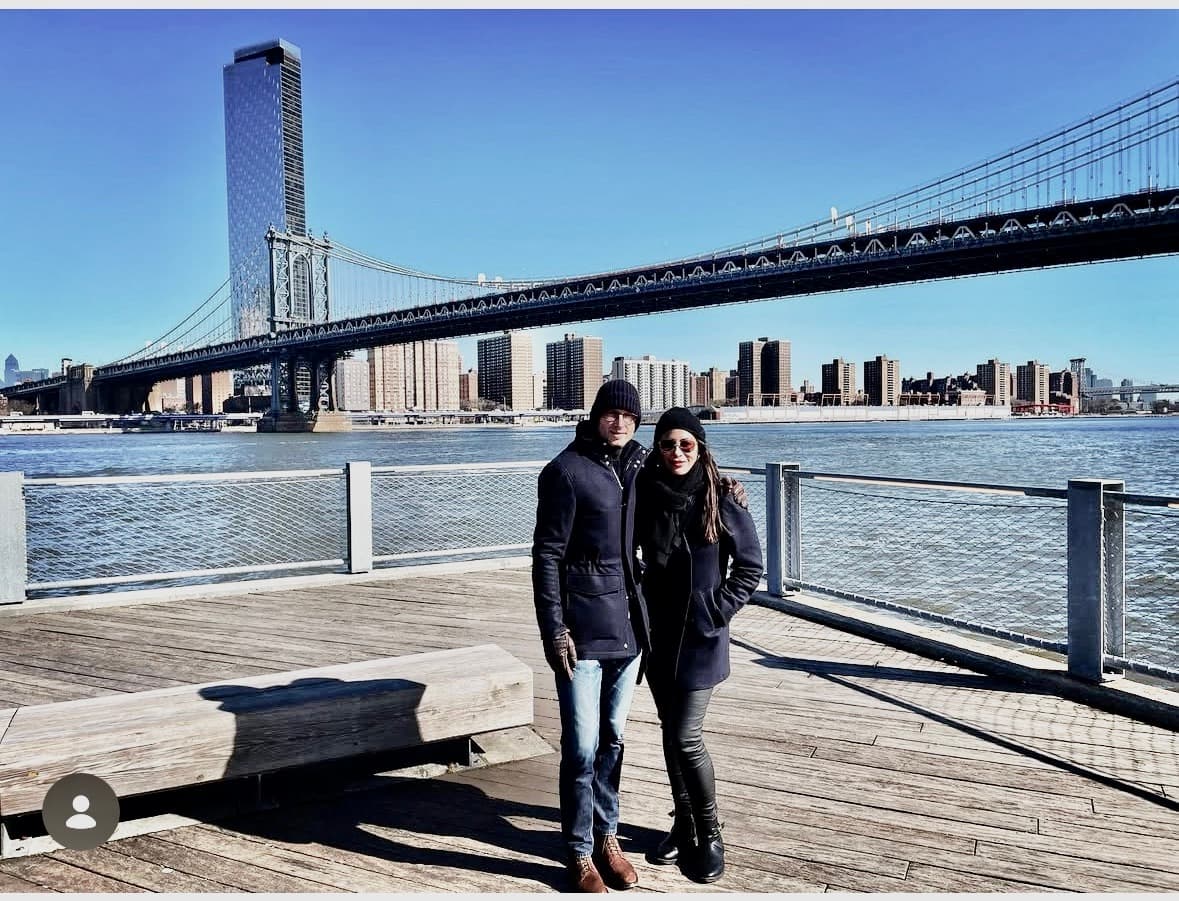 Laurens and Monica in New York City